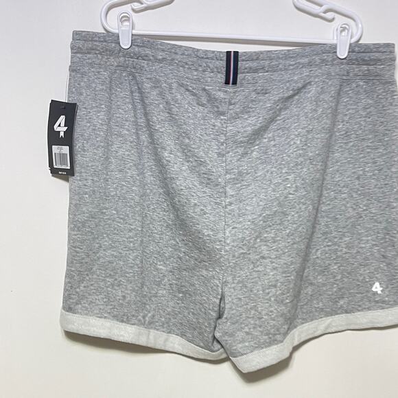 Fourlaps Rush Shorts Womens XXL Gray French Terry Pockets Drawstring Athleisure - Picture 5 of 8